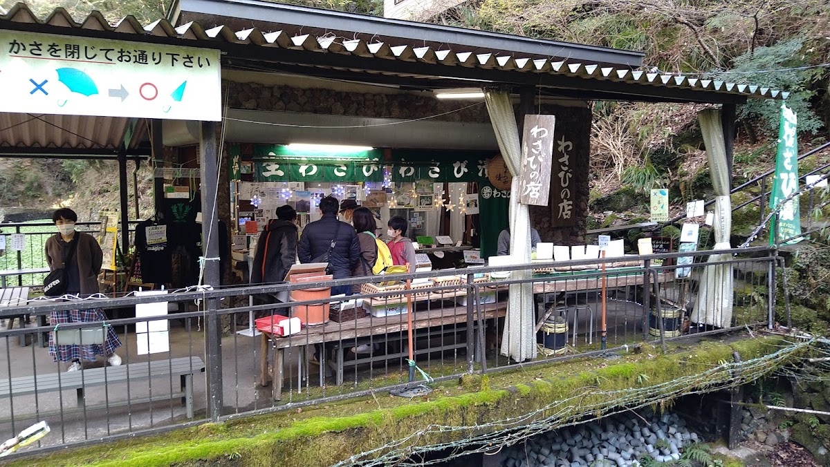 畳石式わさび田