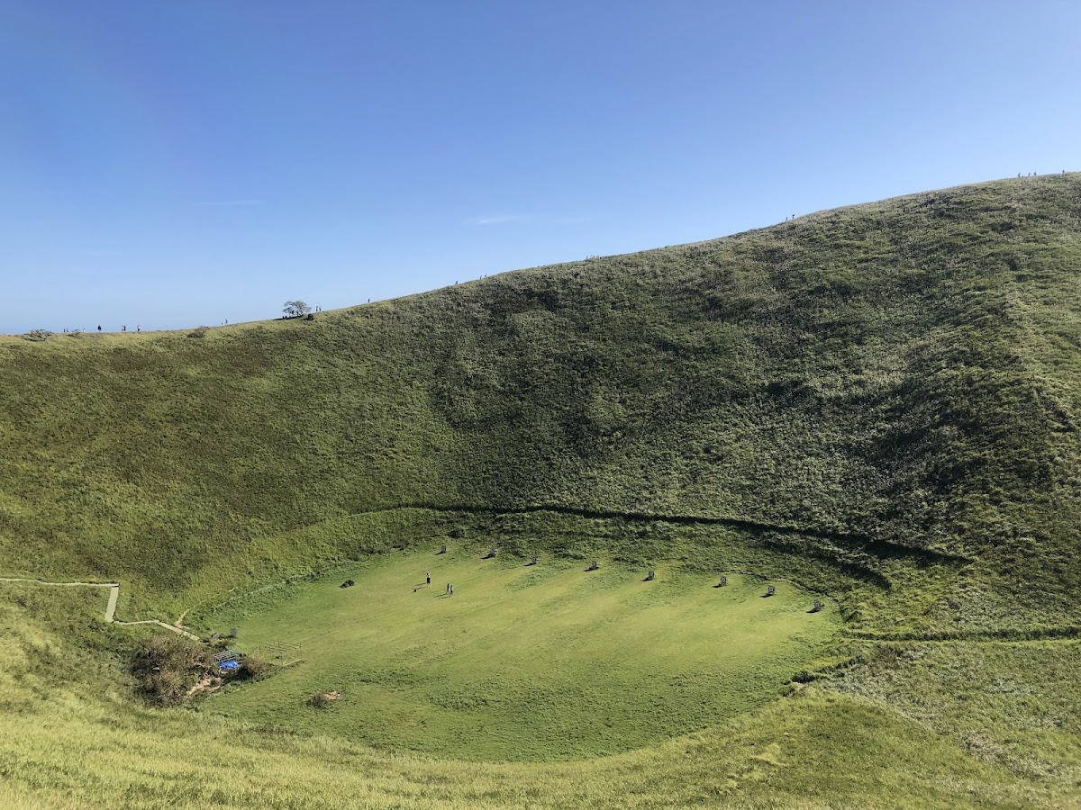大室山 お鉢めぐり 360度パノラマ