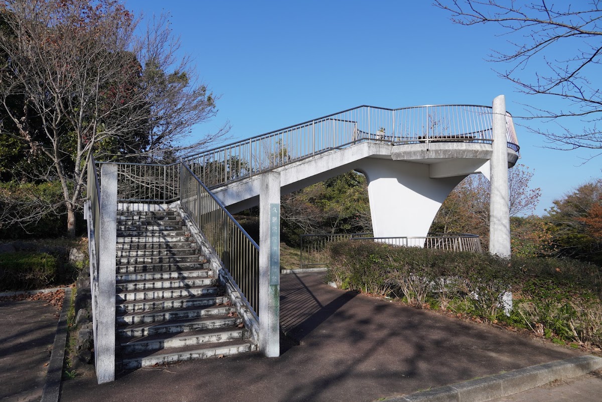 丘陵からの東京湾ビュー