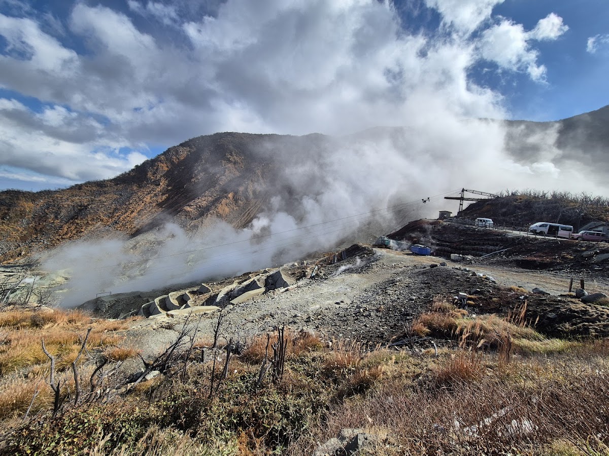 大涌谷駅前広場