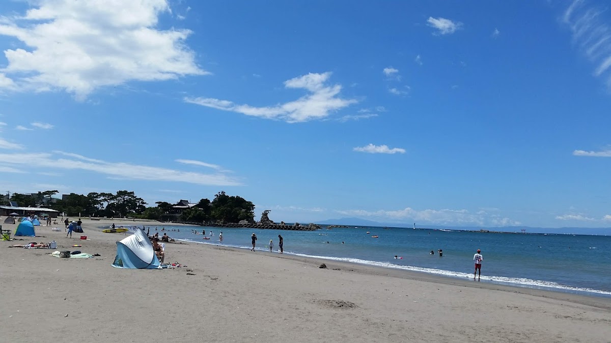 森戸海岸からの富士山