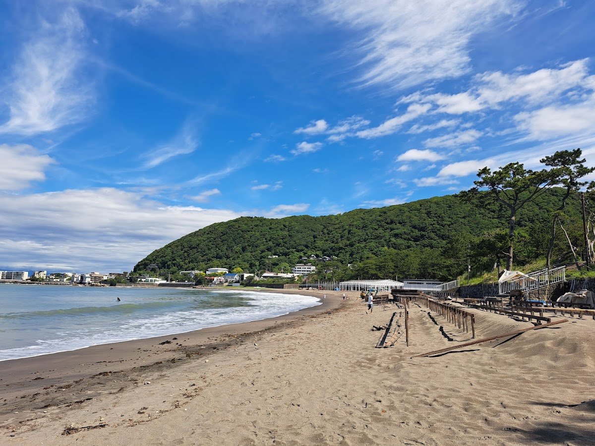 一色海岸の砂浜