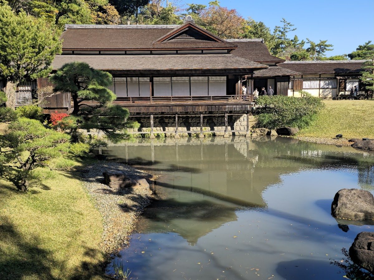 三溪園 外堀沿い緑道