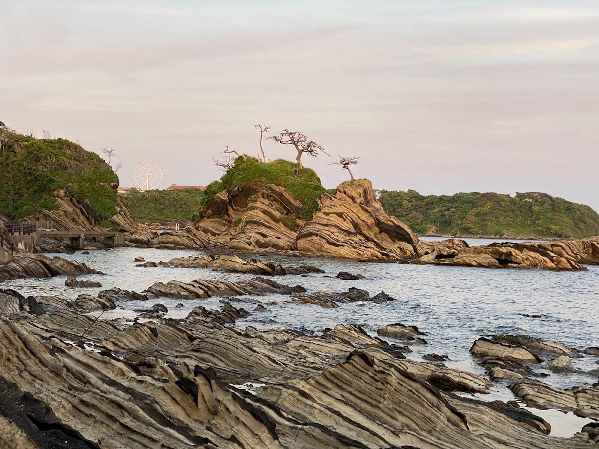 荒崎海岸 潮騒の道 夕日の絶景 の写真 4