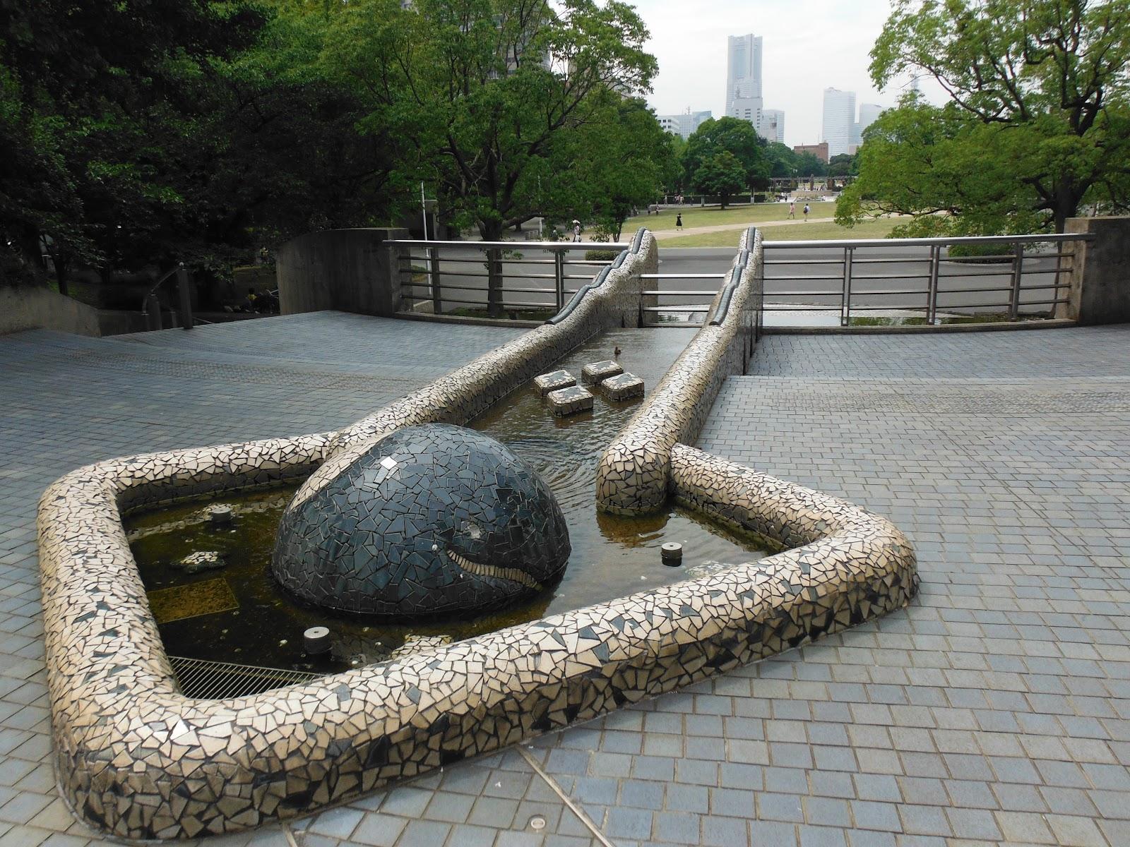 山下公園 水の階段