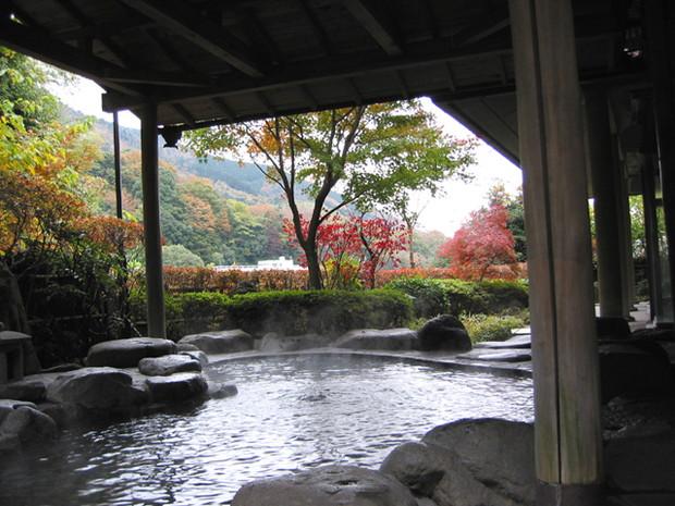 万葉公園 惣湯テラス前（ゴール）